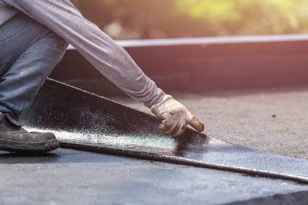 Professional Emergency Waterproofing technician working in Rudolph, WI